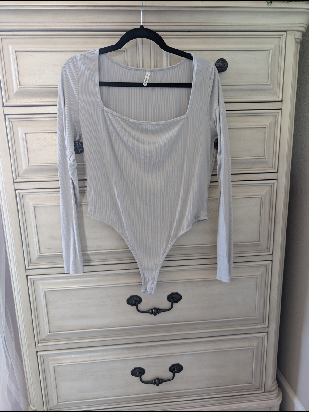 HALARA Long Sleeve Ribbed Bodysuit